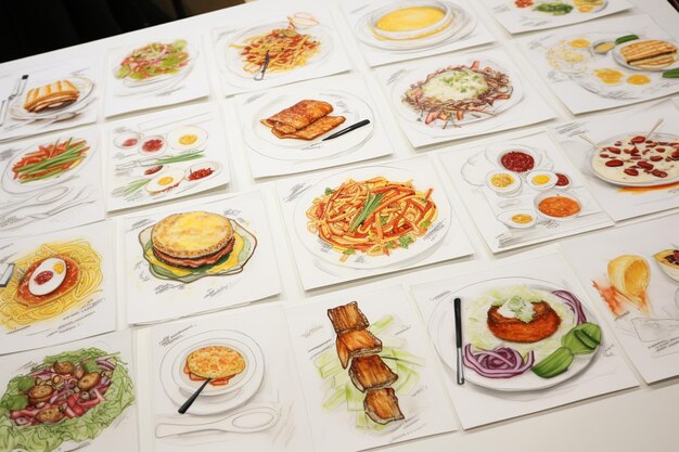 Plansze z potrawami
